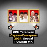 KPU Tetapkan Capres-Cawapres 2024, Sesuai Putusan MK