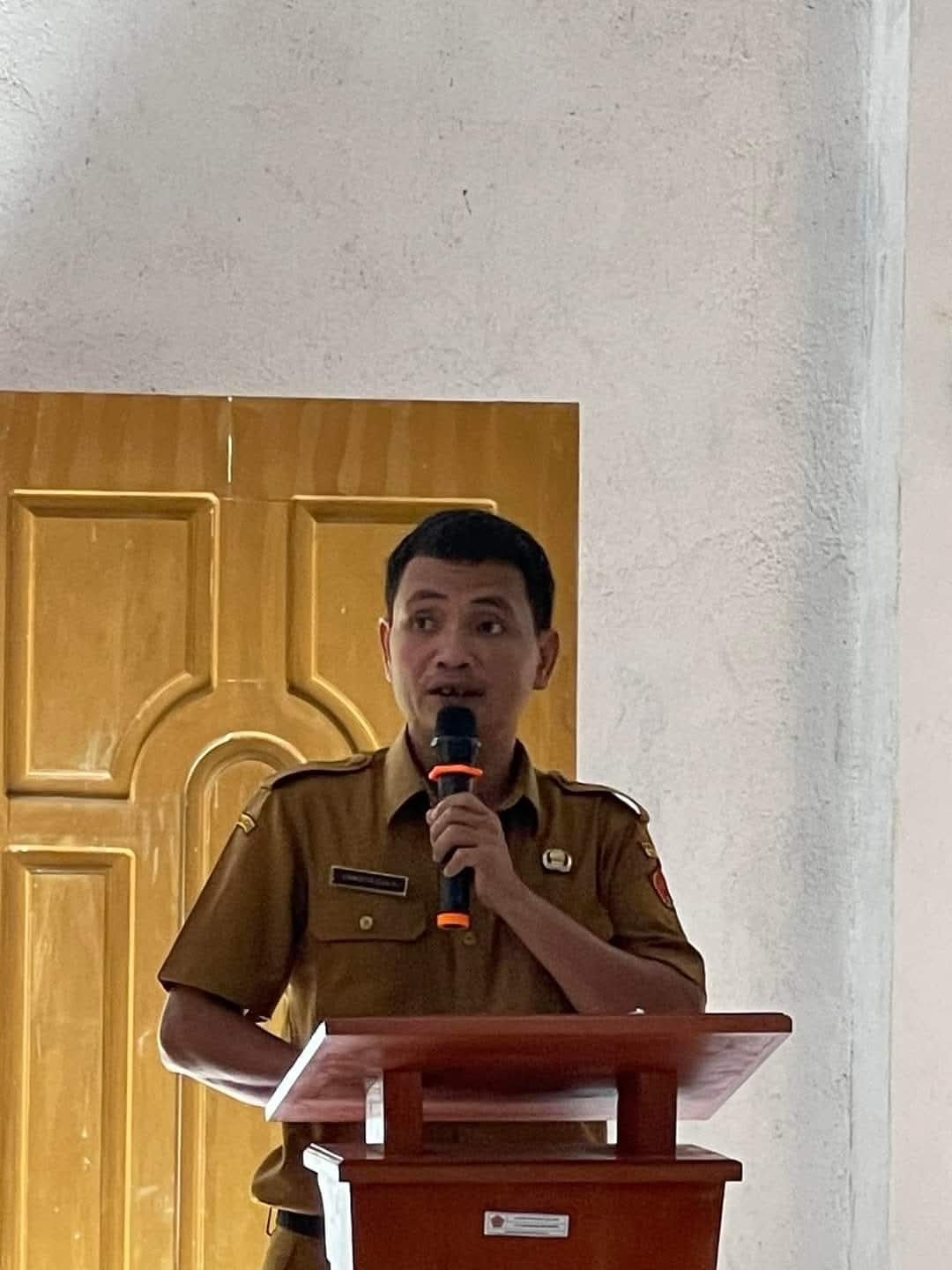 Pelaksana Tugas (Plt.) Kepala Dinas Kominfo Kabupaten Nias Barat, Sawato Gulo. (Foto: dok. ist)