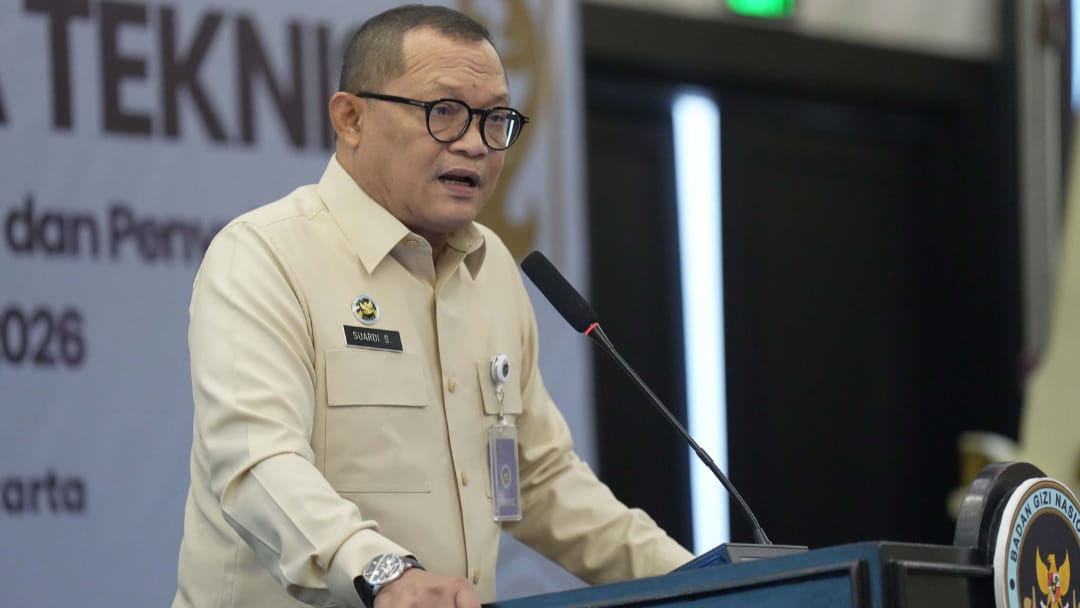 Deputi Penyediaan dan Penyaluran Badan Gizi Nasional, Suardi Samiran. (dok. Humas BGN)