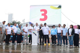 Ketua Umum KONI Jawa Barat, Prof. Dr. M. Budiana, secara resmi mengumumkan pelaksanaan Pekan Olahraga Provinsi (Porprov) Jawa Barat XV. (dok. idik)